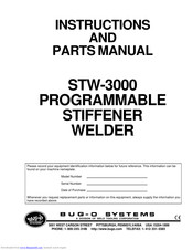 Bug-O Systems STW-3000 Instructions And Parts Manual