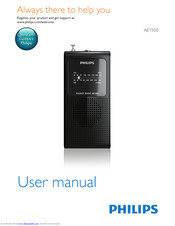 Philips AE1500 User Manual