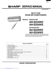 Sharp AH-S25AW2 Service Manual