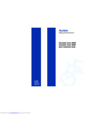 Accton Technology EH3008D Quick Installation Manual