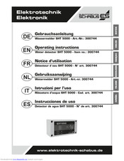 Elektrotechnik Schabus SHT 5000 Operating Instructions Manual