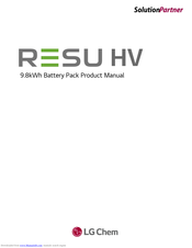 LG RESU 10H DLT Product Manual