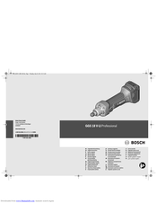 Bosch GGS 18 V-LI Original Instructions Manual