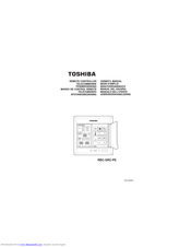 Toshiba RBC-SRC-PE Owner's Manual