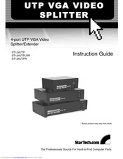 StarTech.com ST124UTPR Instruction Manual