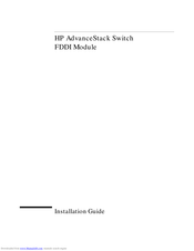 HP J3108A Installation Manual