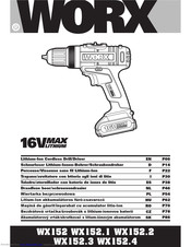 Worx WX152 Original Instructions Manual