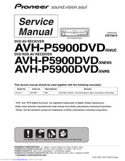 Pioneer AVH-P5900DVD/XNEW5 Service Manual