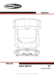 Show Tec Astro 360 XL Manual