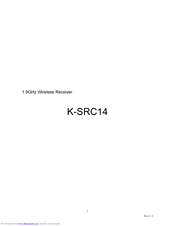 Panasonic K-SRC14 Manual