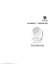 Encore AuraWash 19QUAD EFX User Manual
