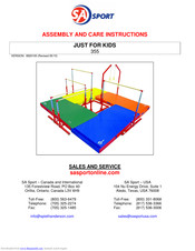 SA Sport 355 Assembly Instructions And User Manual