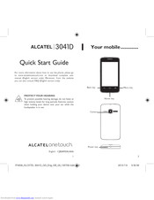 Alcatel 3041D Quick Start Manual