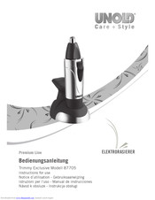 Unold Trimmy Exclusive 87705 Instructions For Use Manual