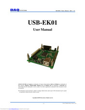 DAQ system USB-EK01 User Manual