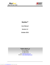 Redpine Signals WyzBee User Manual