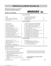 MORTEX E30 SERIES Installation Manual