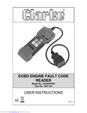Clarke 4501130 User Instructions