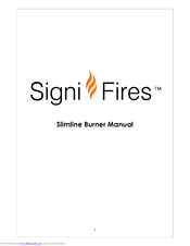 Signi Fires BF026 Manual