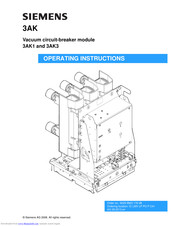 Siemens 3AK Operating Instructions Manual