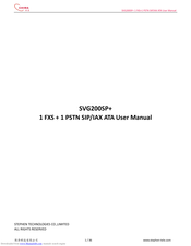 Stephen SVG200SP PLUS User Manual