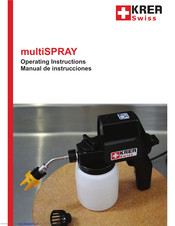 KREA Swiss multiSPRAY Operating Instructions Manual