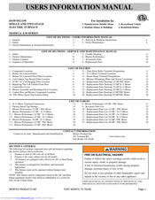 MORTEX E30A2D005AAA User's Information Manual