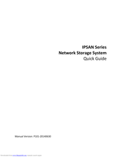 UNIVIEW IPSAN Series Quick Manual