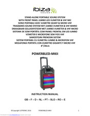 Ibiza sound POWER8LED-MKII Instructions Manual