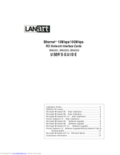 Transition Networks LANart EFA0203 User Manual