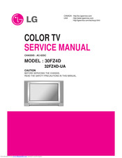 LG 30FZ4D Service Manual