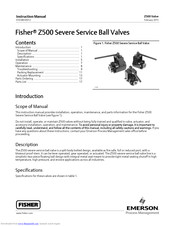 Fisher Z500 Instructions Manual