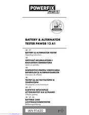 Powerfix 91620 Operating Instructions Manual