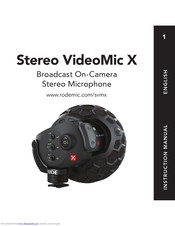 RODE Microphones Stereo VideoMic X Instruction Manual