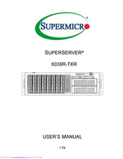 Supermicro SUPERSERVER 6038R-TXR User Manual