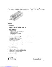 ALLEN BRADLEY FAST TRACK Manual