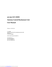 SatService sat-nms ACU-RMU User Manual