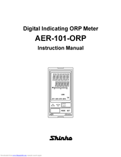 Shinko AER-101-ORP Instruction Manual