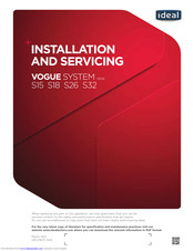 IDEAL Vogue System Gen 2 S26 Installation And Servicing