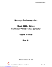 Neousys Technology Nuvo-2030+ User Manual