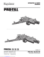 Degelman Pro-till 26 Operator's & Parts Manual