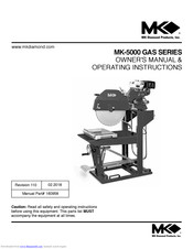 MK Diamond Products MK-5010G Owner's Operation Manual