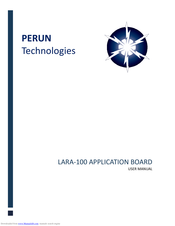 PERUN Technologies LARA-100 COMM User Manual