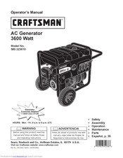 Craftsman 580.323610 Operator's Manual