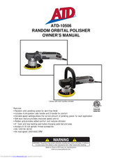 ATD Tools ATD-10506 Owner's Manual