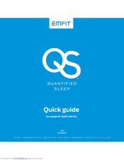 Emfit Quantified Sleep IP-9360 Quick Manual