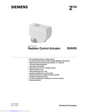 Siemens SSA955 Manual