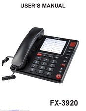 Fysic FX-3920 User Manual