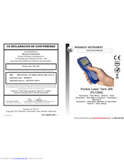 Monarch PLT200 Instruction Manual