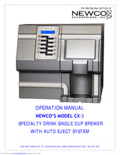 Newco CX-3 Operation Manual